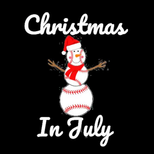 Christmas in july baseball snowman santa hat summer 2021 preview