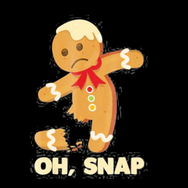 Oh snap gingerbread man broken leg christmas funny preview