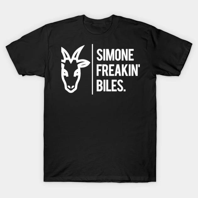 Simone biles is the goat. kids shirt