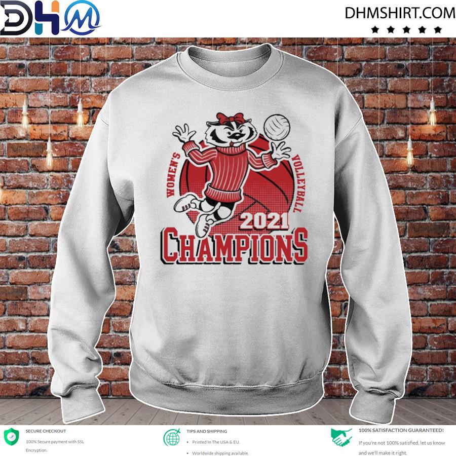 's volleyball champions 2021 store barstoolsports wisc vb champions s sweater