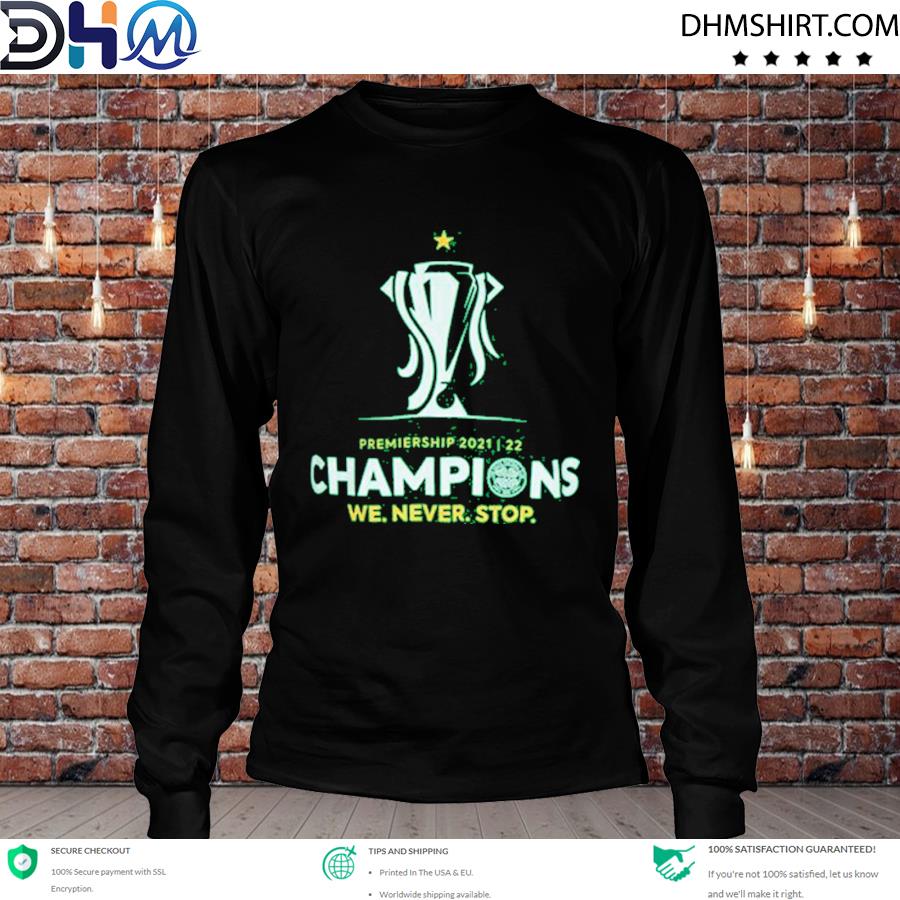 Top celtic Green 21 22 Champions Junior new T-shirt, hoodie