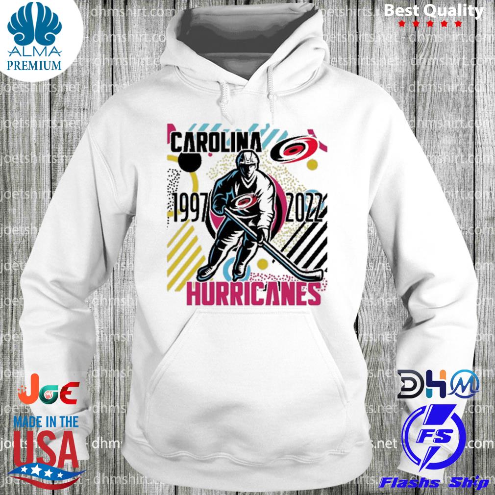 Checkered flag 90s player graphic carolina hurricane s hoodie