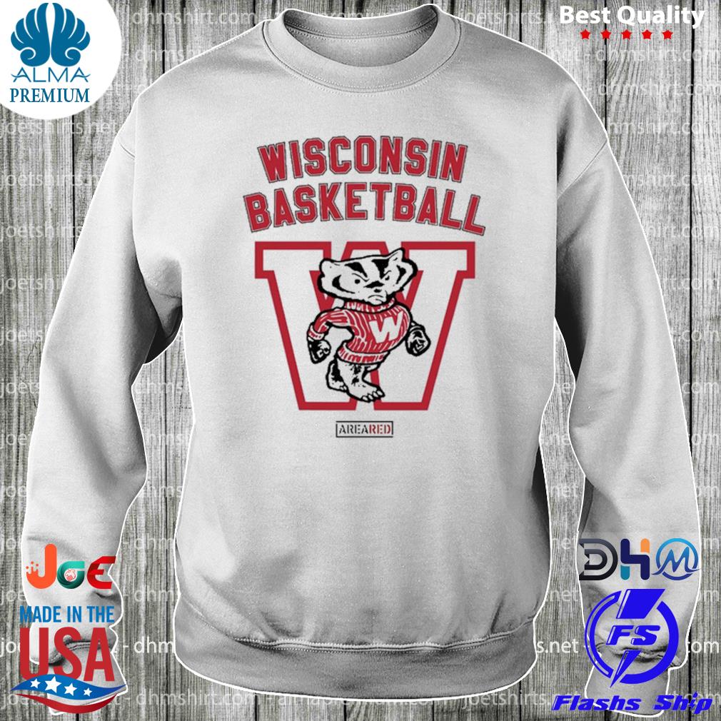 Wisconsin badgers Wisconsin basketball areared block party s longsleeve